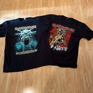 Iron Maiden Powerslave/Killers Tees